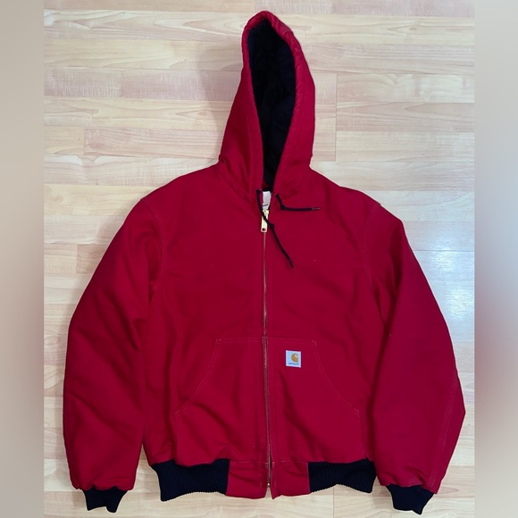 Carhartt Other - Vintage Carhartt J140 Red Active Work Wear Jacket